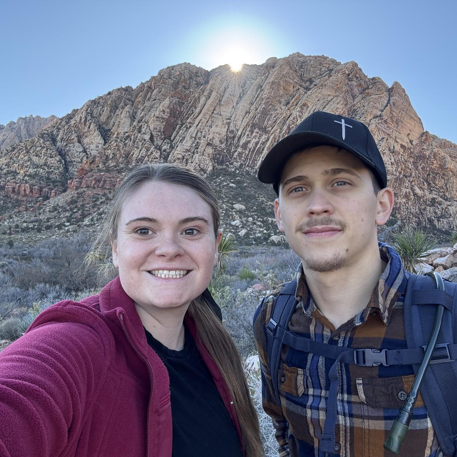 Hiking day at spring mountain ranch on January 6th, 2025