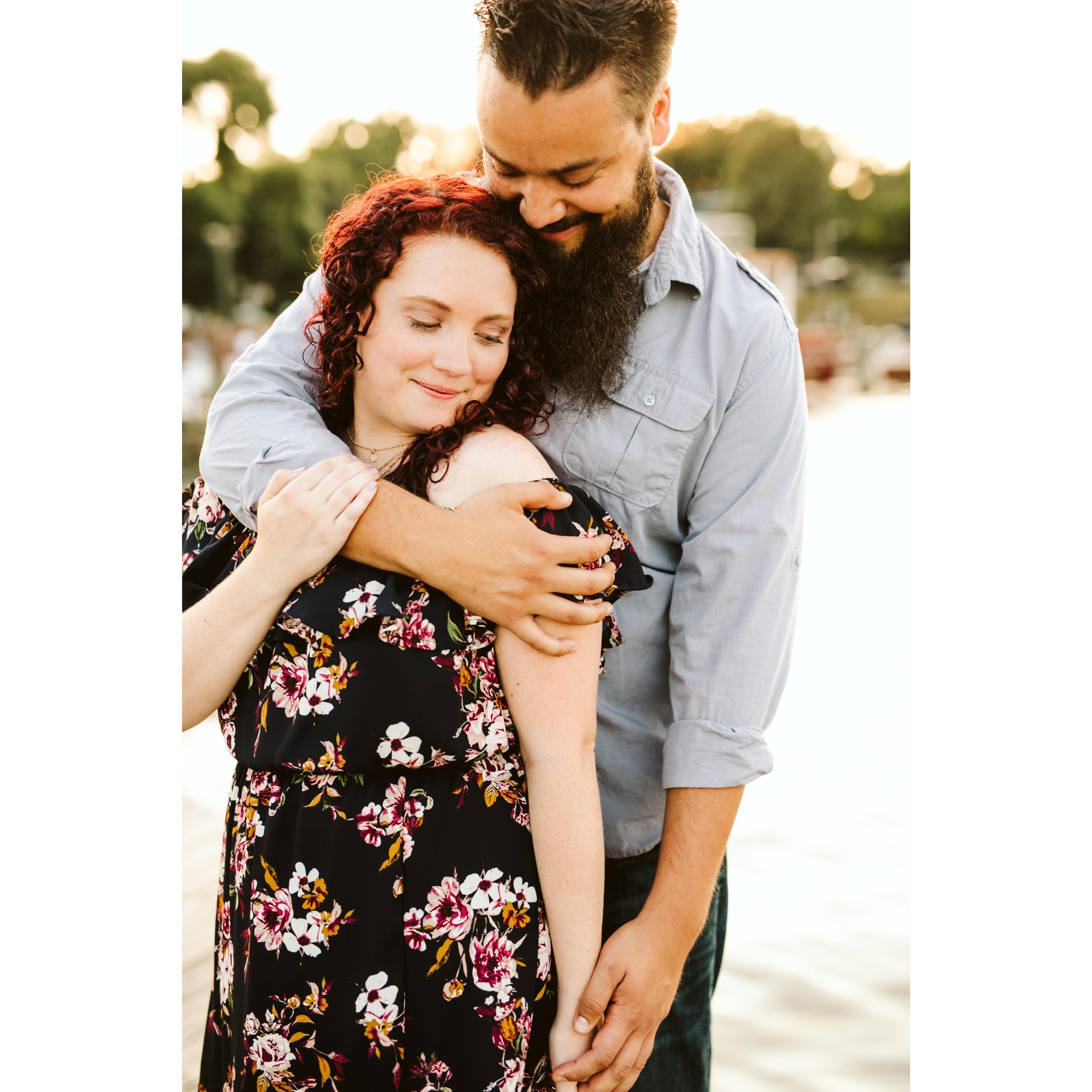 Engagement photos taken by Tessa June Photography