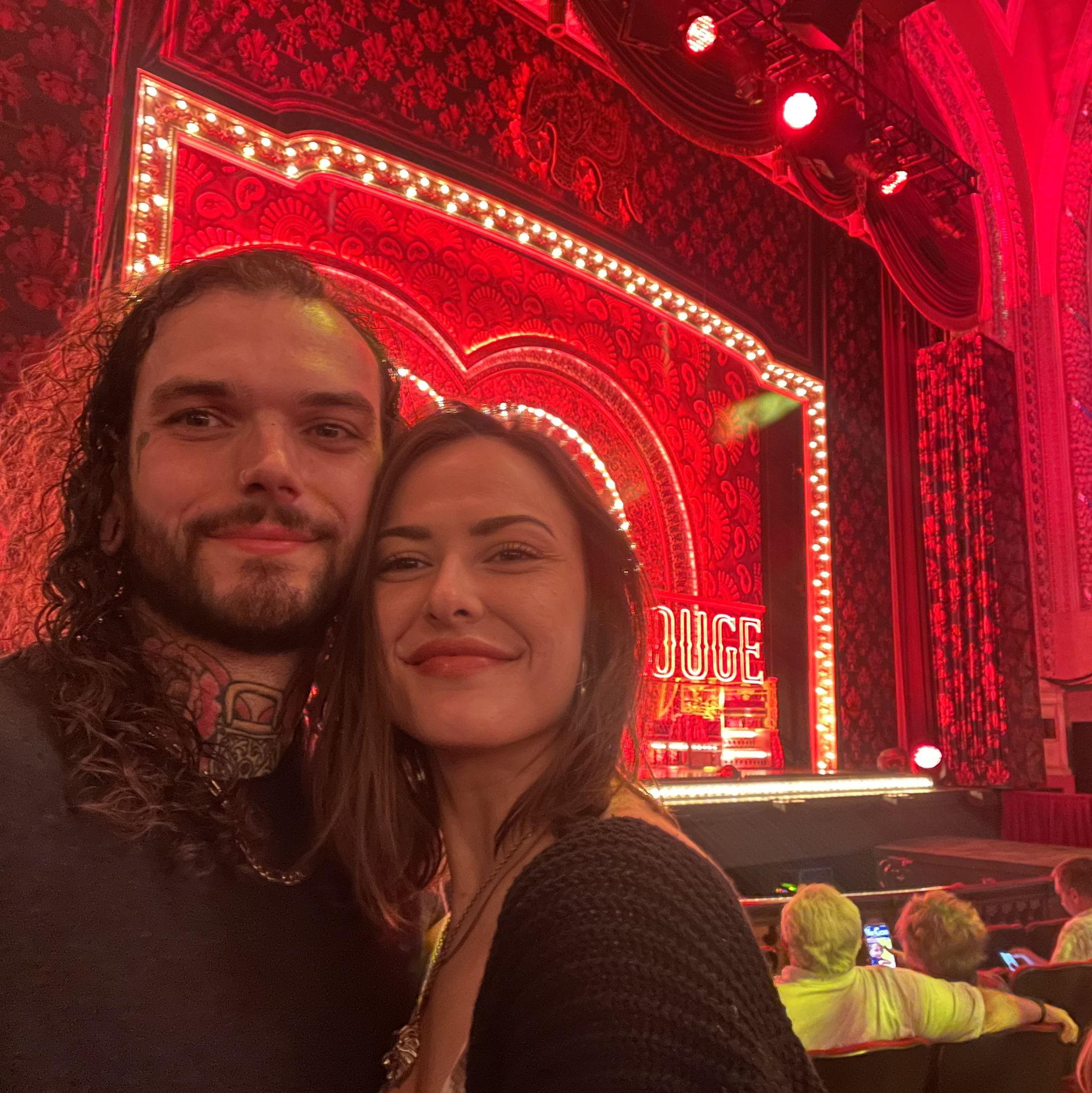 Seeing Moulin Rouge the Musical. 2022