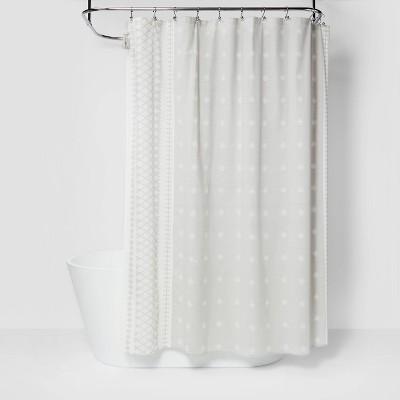 Printed Shower Curtain Gray - Opalhouse™