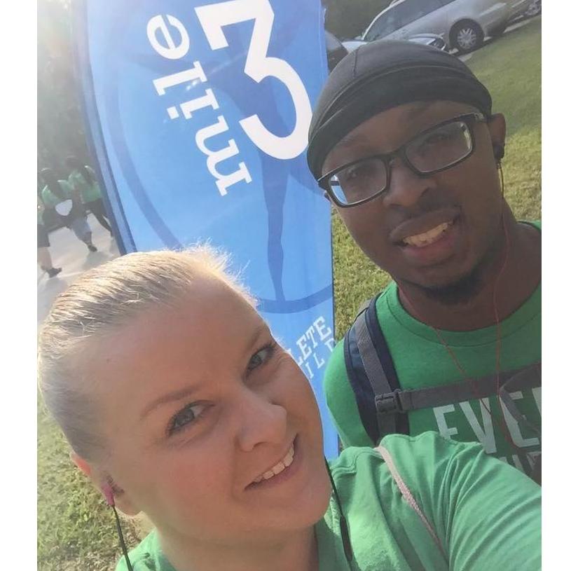 Our first 5K together, a family that WALKS together STAYS together!
