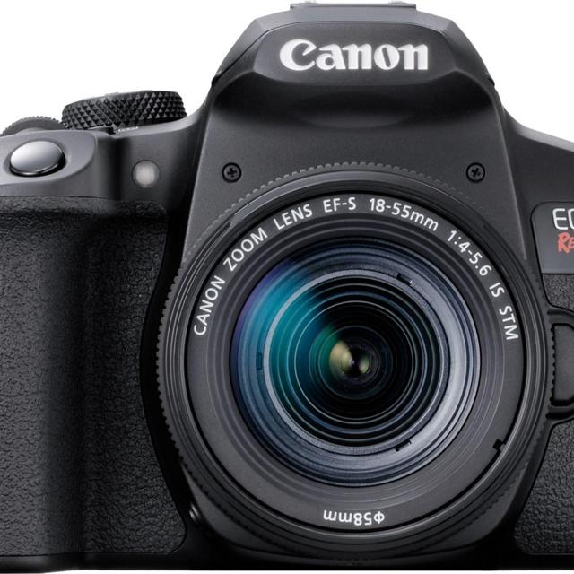 Canon - EOS Rebel T8i DSLR Camera with EF-S 18-55mm Lens - Black