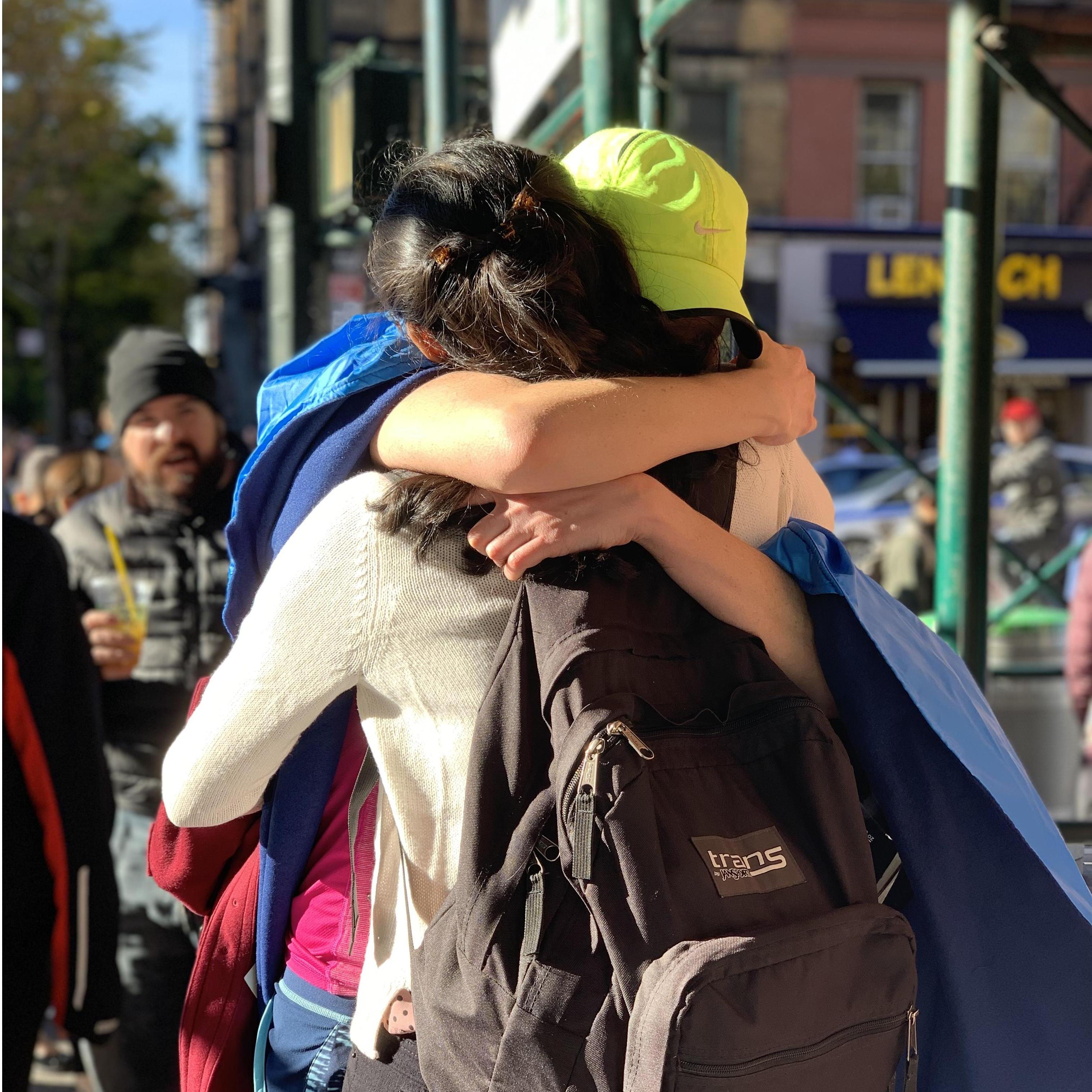 An emotional end to Christie's second marathon, her first in NYC