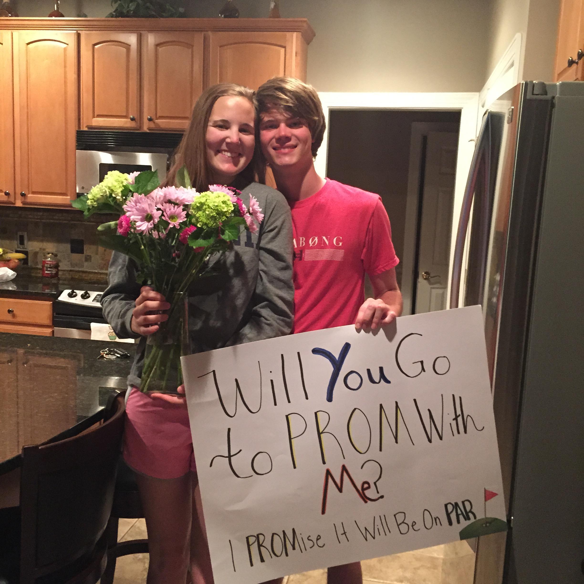 The first "promposal"
04/13/2015