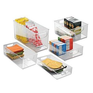 InterDesign® Cabinet Binz™ 10-Inch x 4-Inch x 5-Inch Plastic Bin