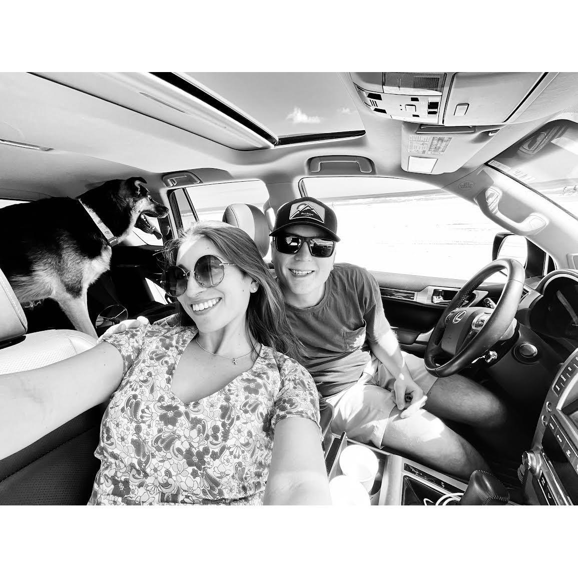 Birthday drive on the Beach in St. Augustine, FL