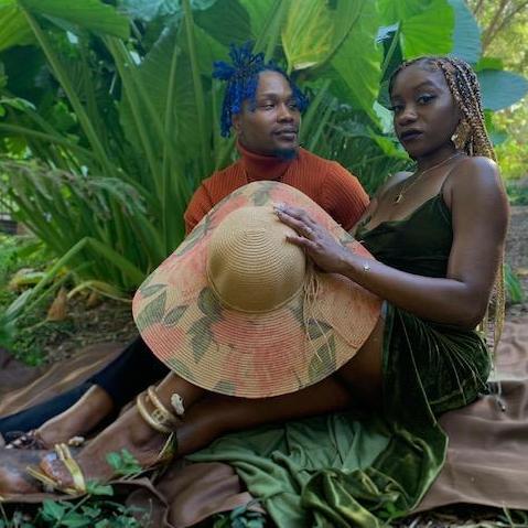 Botanical Engagement Photos.