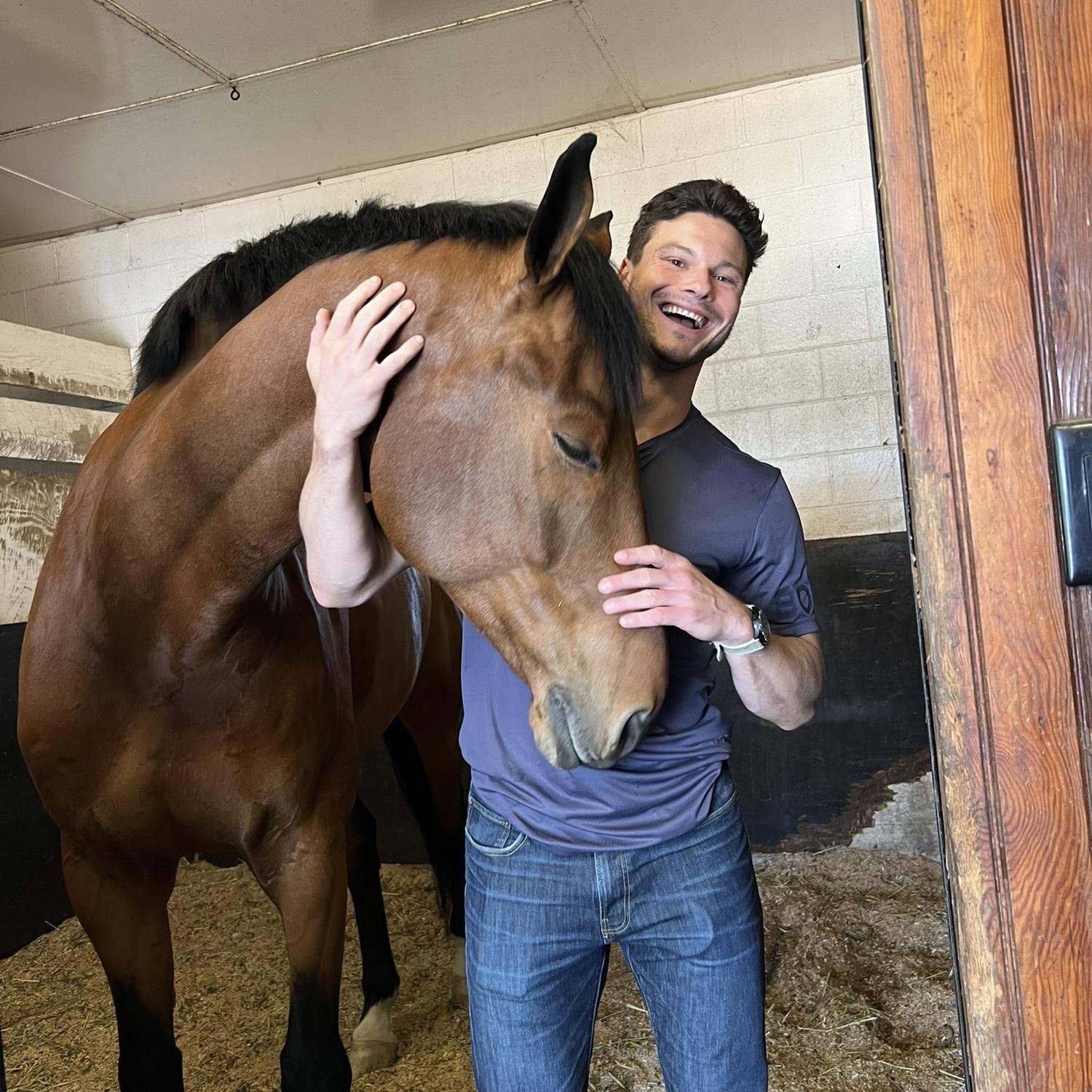 Making David a horse lover so we can have a farm one day