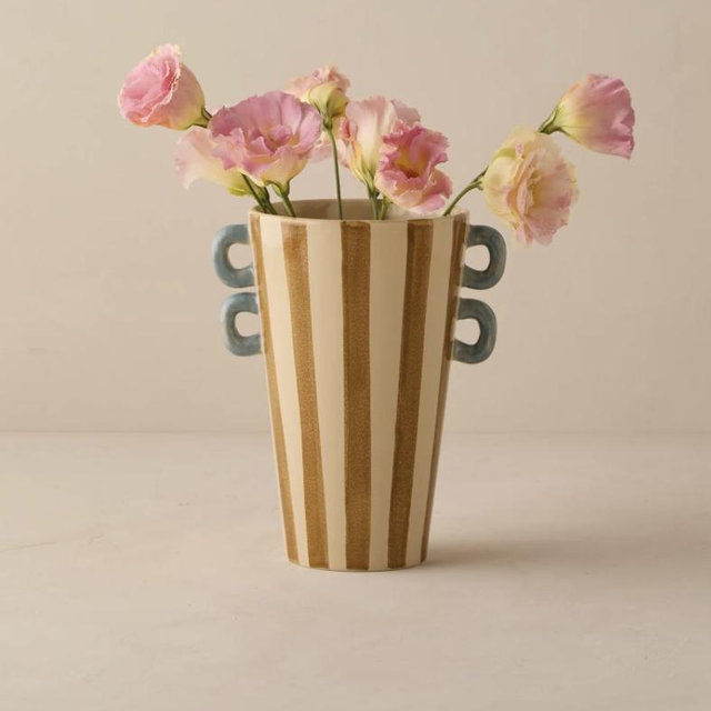 Bibbs Hand-Painted Vase