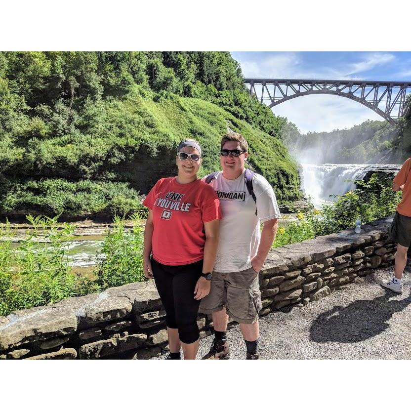 At Letchworth the day Nick proposed!