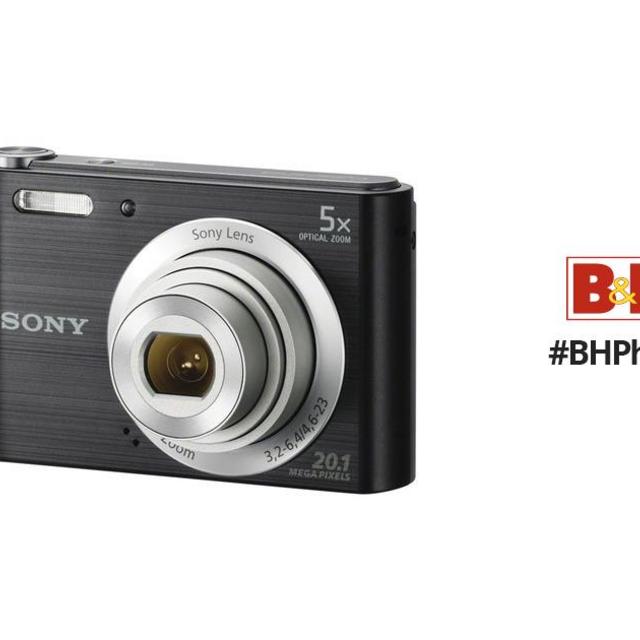 Sony Cyber-shot DSC-W800 Digital Camera (Black)