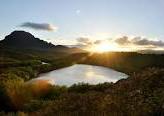 Sunset at Menehune Fishpond Overlook