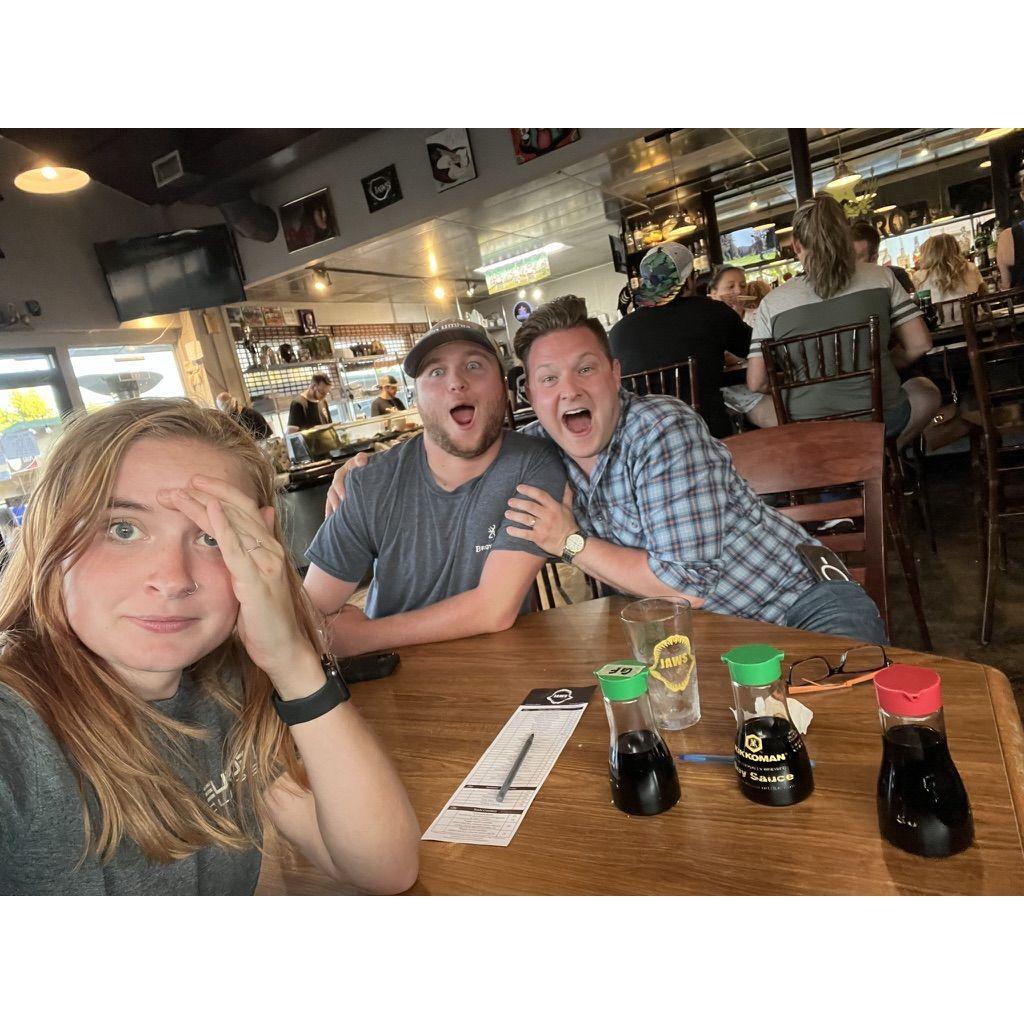 This was the moment where Anna realized the Ryan and her cousin Marc may get along too well...