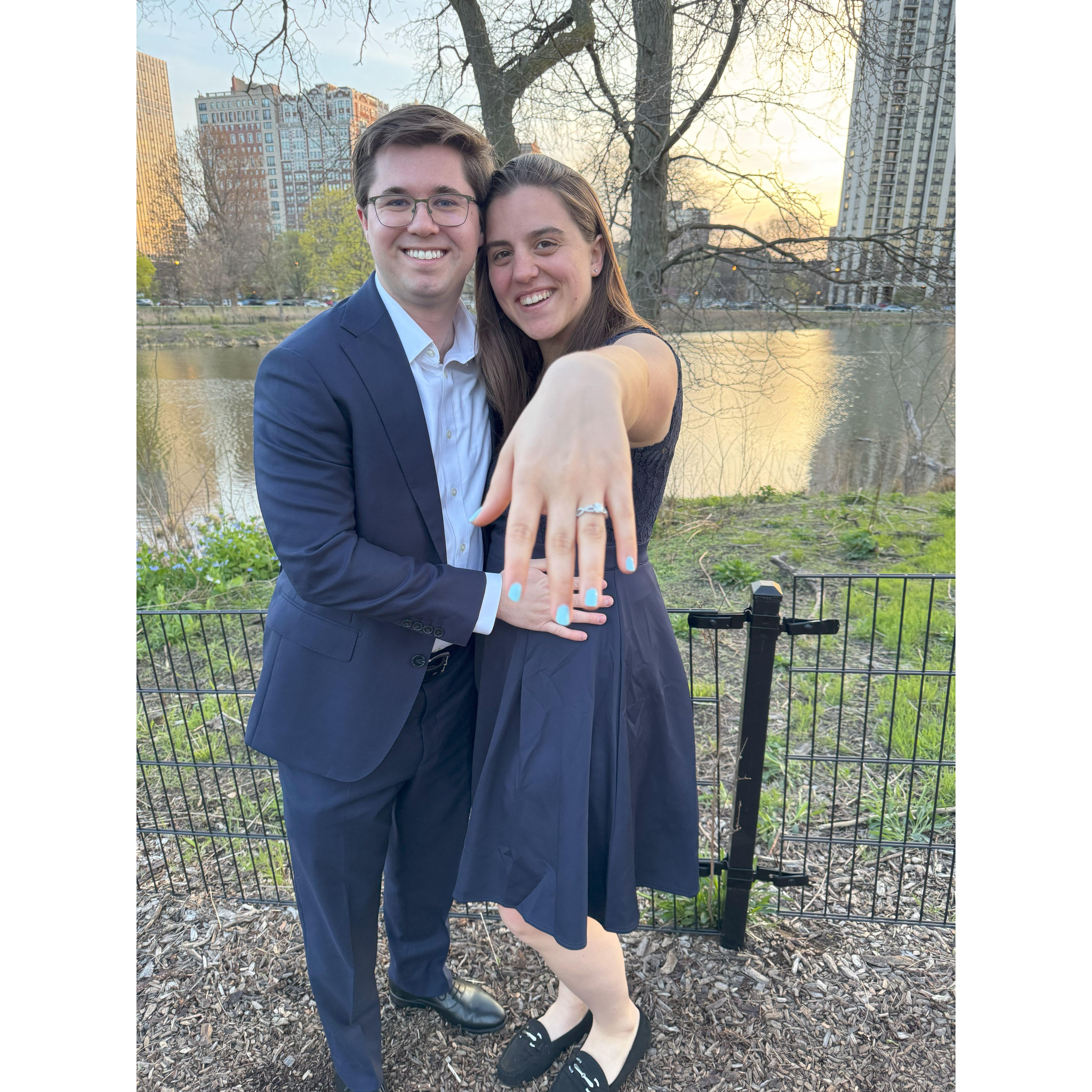 She said yes!