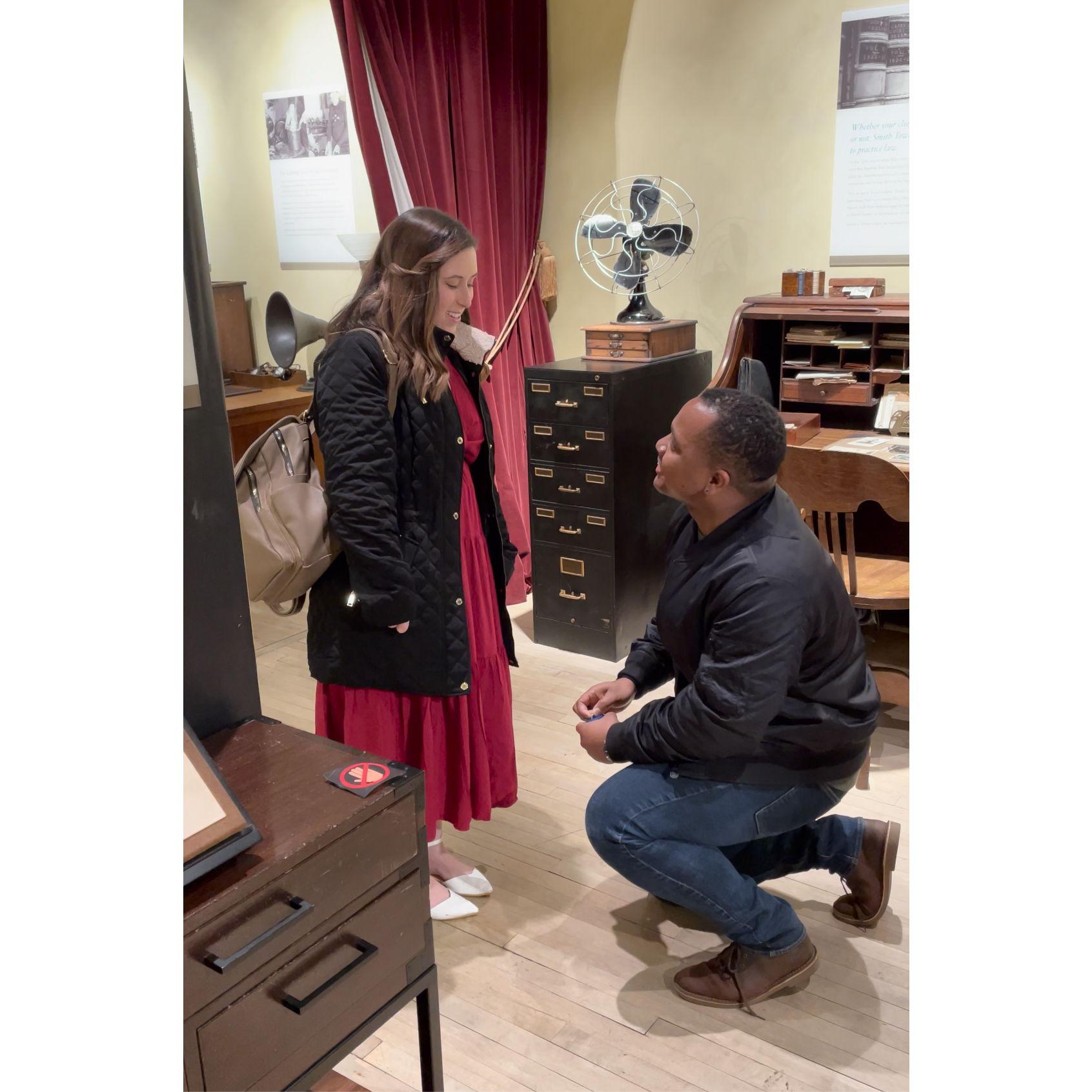 Engaged! ❤️ Willis Tower, Seattle January 29th, 2022