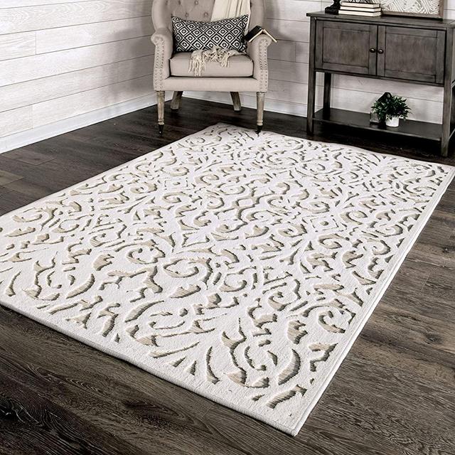 My Texas House by Orian Lady Bird Area Rug, 7'9" x 10'10", Natural Driftwood