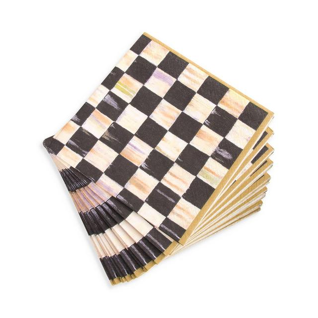 MacKenzie-Childs Courtly Check Paper Lunch Napkins, 20 pack
