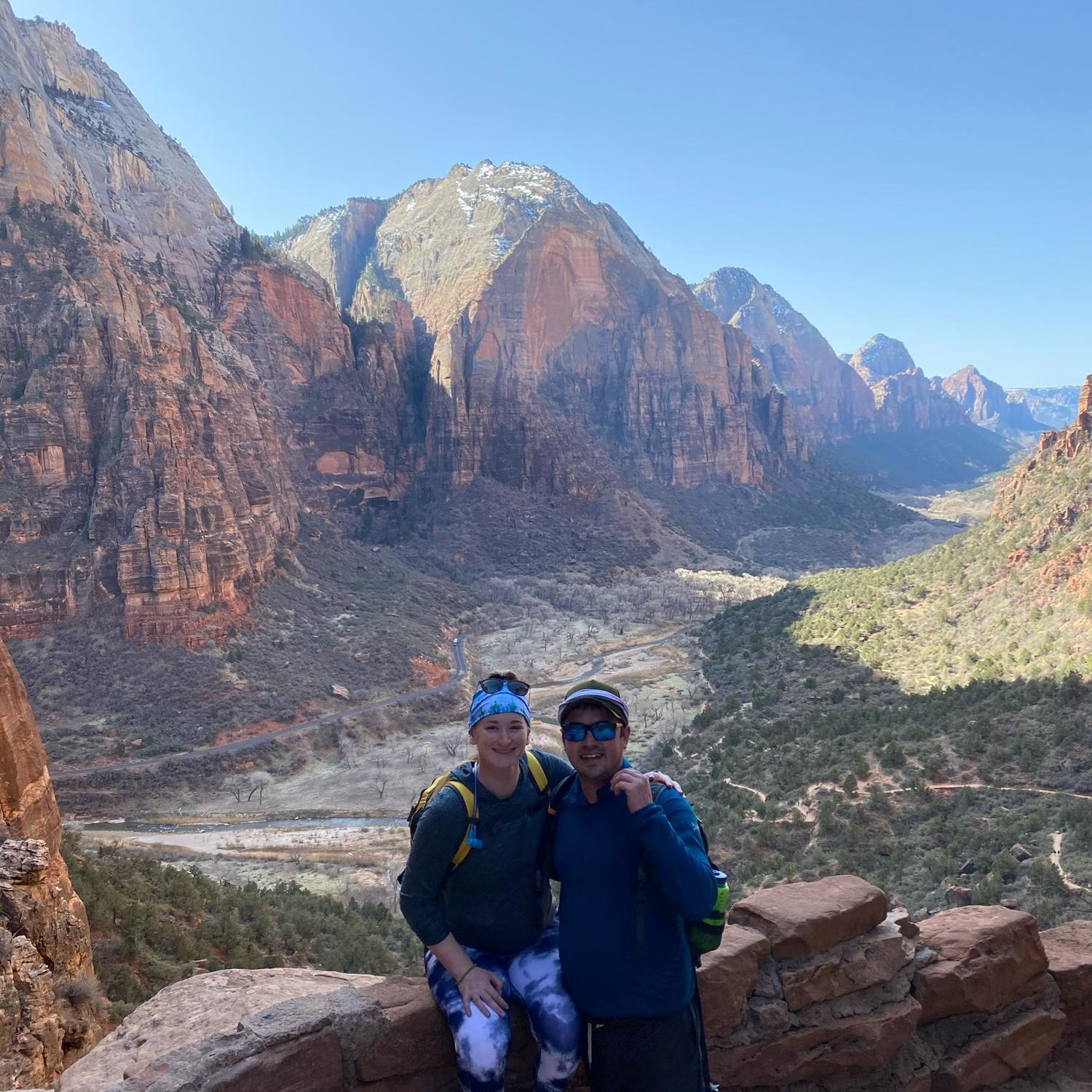First National Park together; Zion March 2021