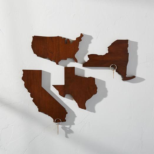 Aroh Co. Magnetic Map Wall Hangings