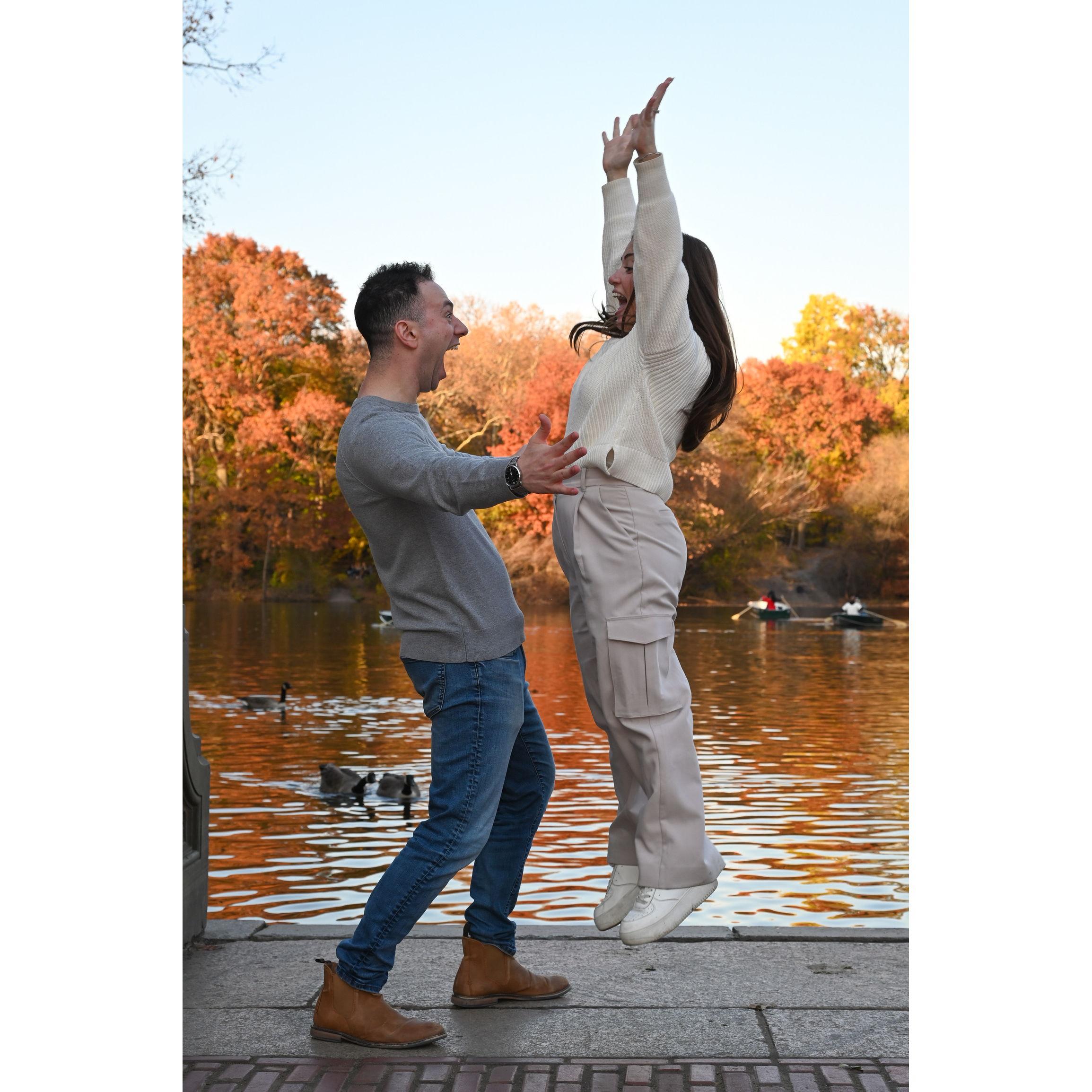 Literally jumping for joy - 2023