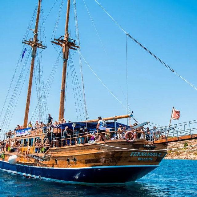 Malta Excursion - Blue Lagoon Turkish Gulet Cruise