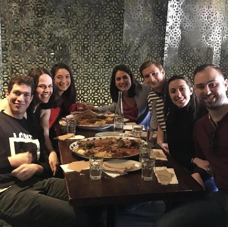 Andy meeting Kat’s home friends!