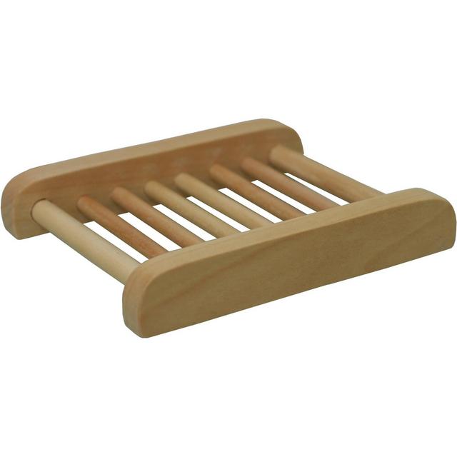 Plantlife Wooden Soap Dish – Eco-Friendly, Water-Draining Holder for Longer-Lasting Soap