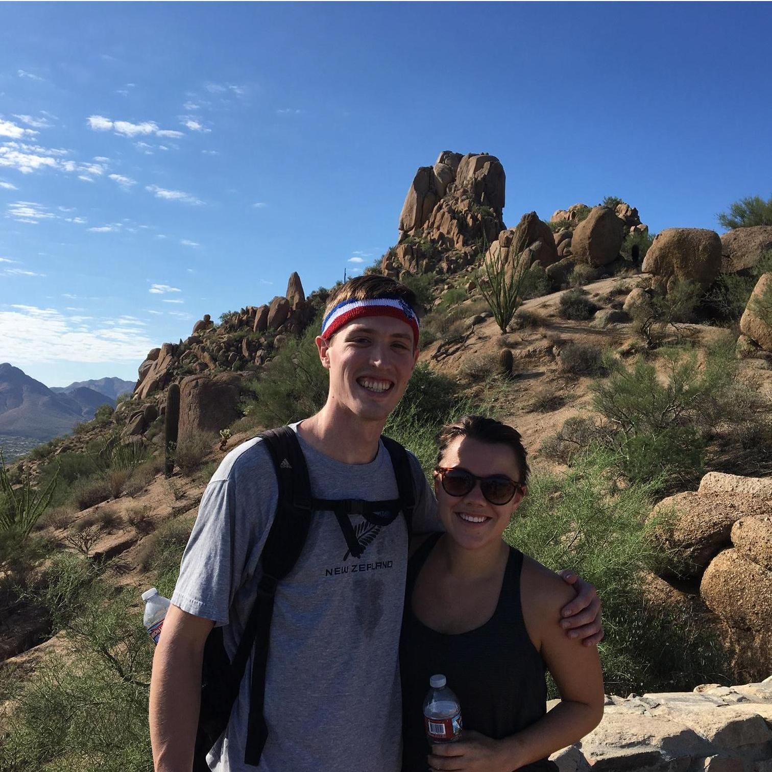 Our first picture together about 4 months before we started dating!