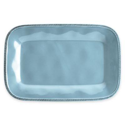 Rachael Ray™  Cucina Stoneware Rectangular Platter in Blue