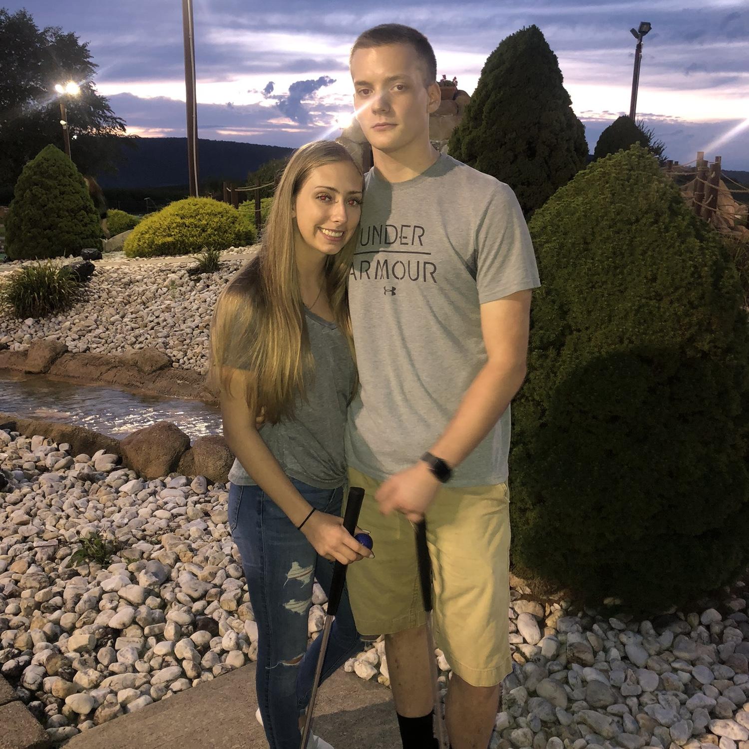 Our first date!