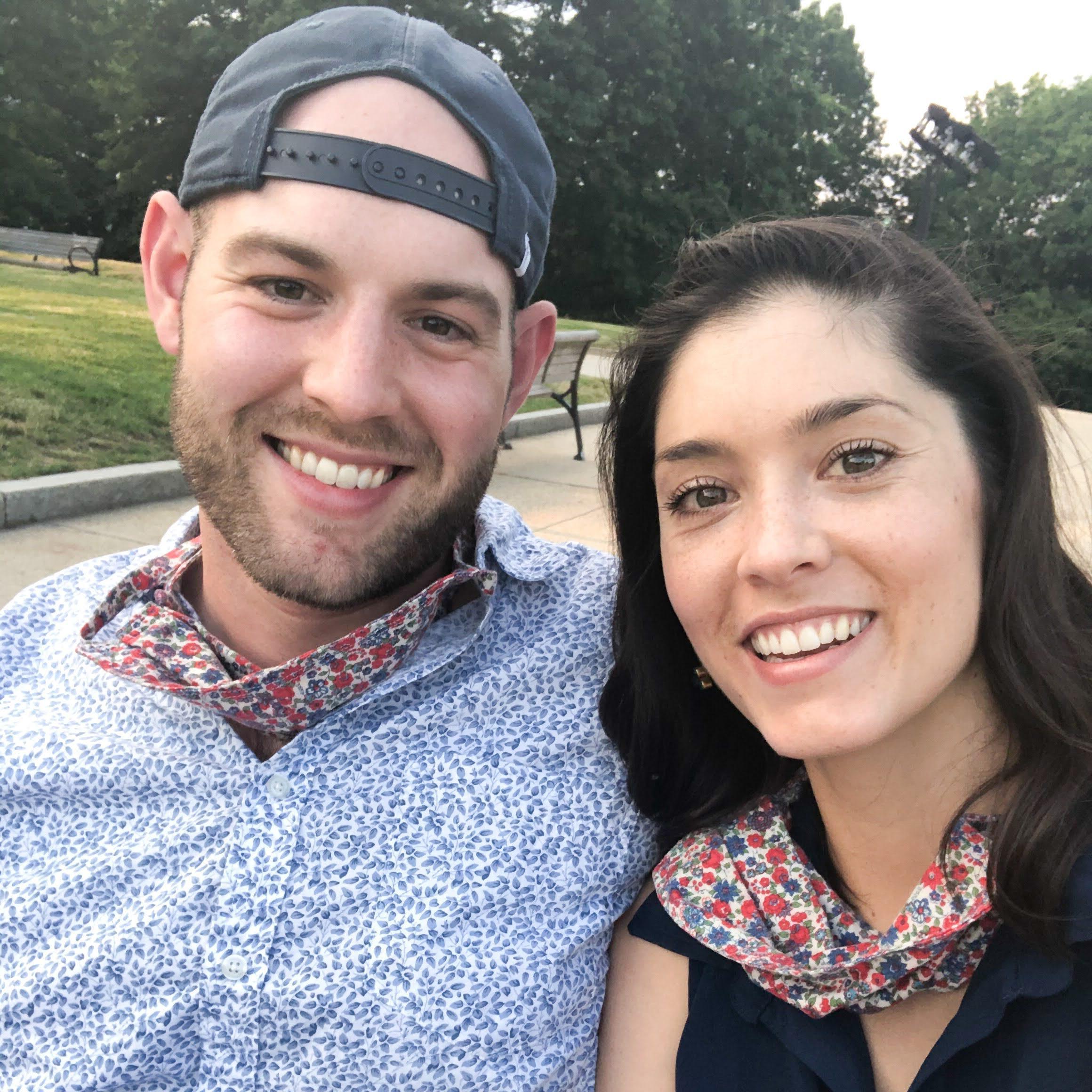 July 2020: Outdoor dining in Charlestown for Ashleigh's birthday
