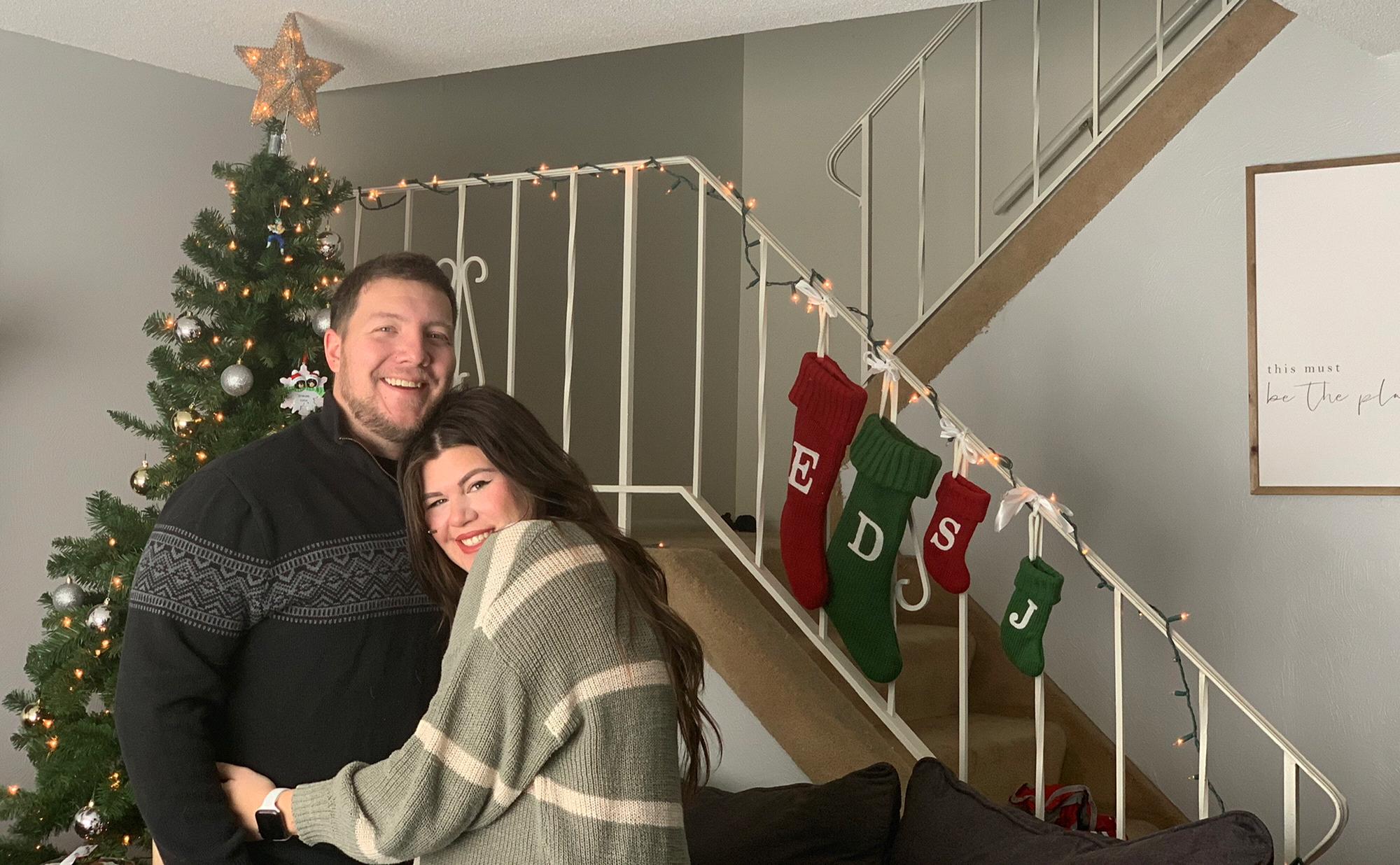 first and only christmas as fiances!