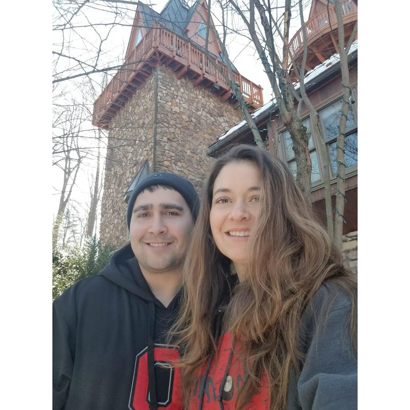 Spent the weekend in. a castle.