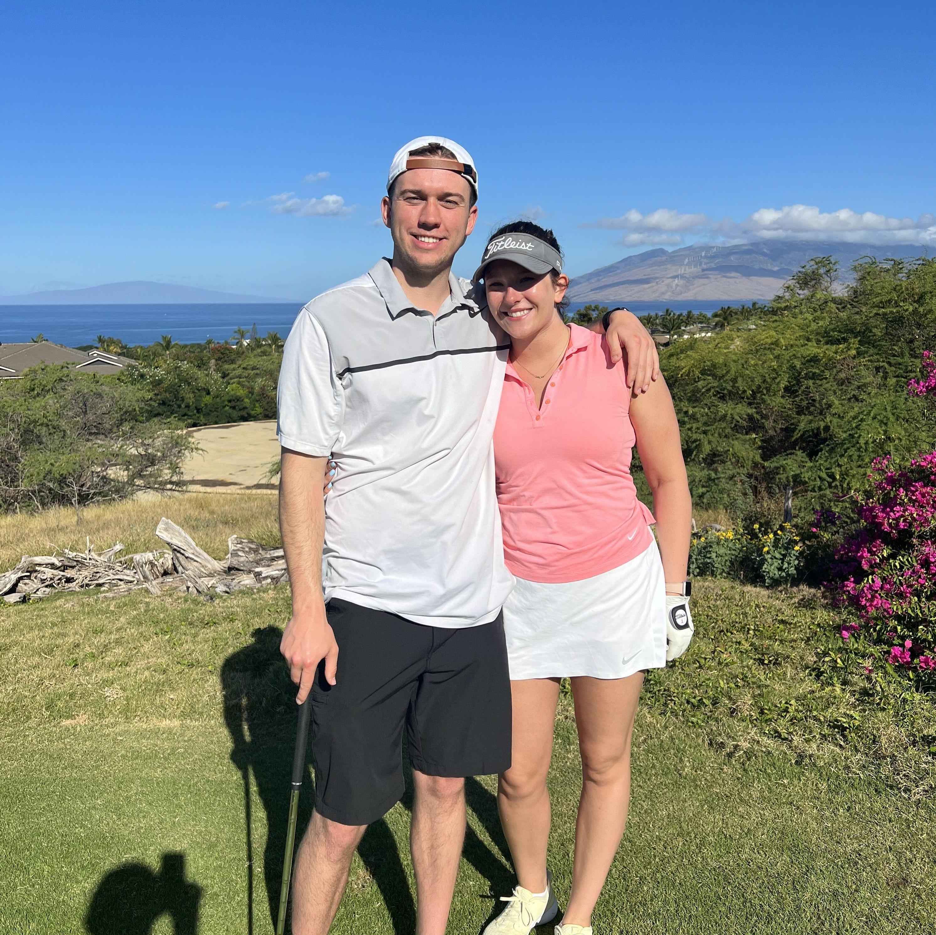 Golfing in Hawaii