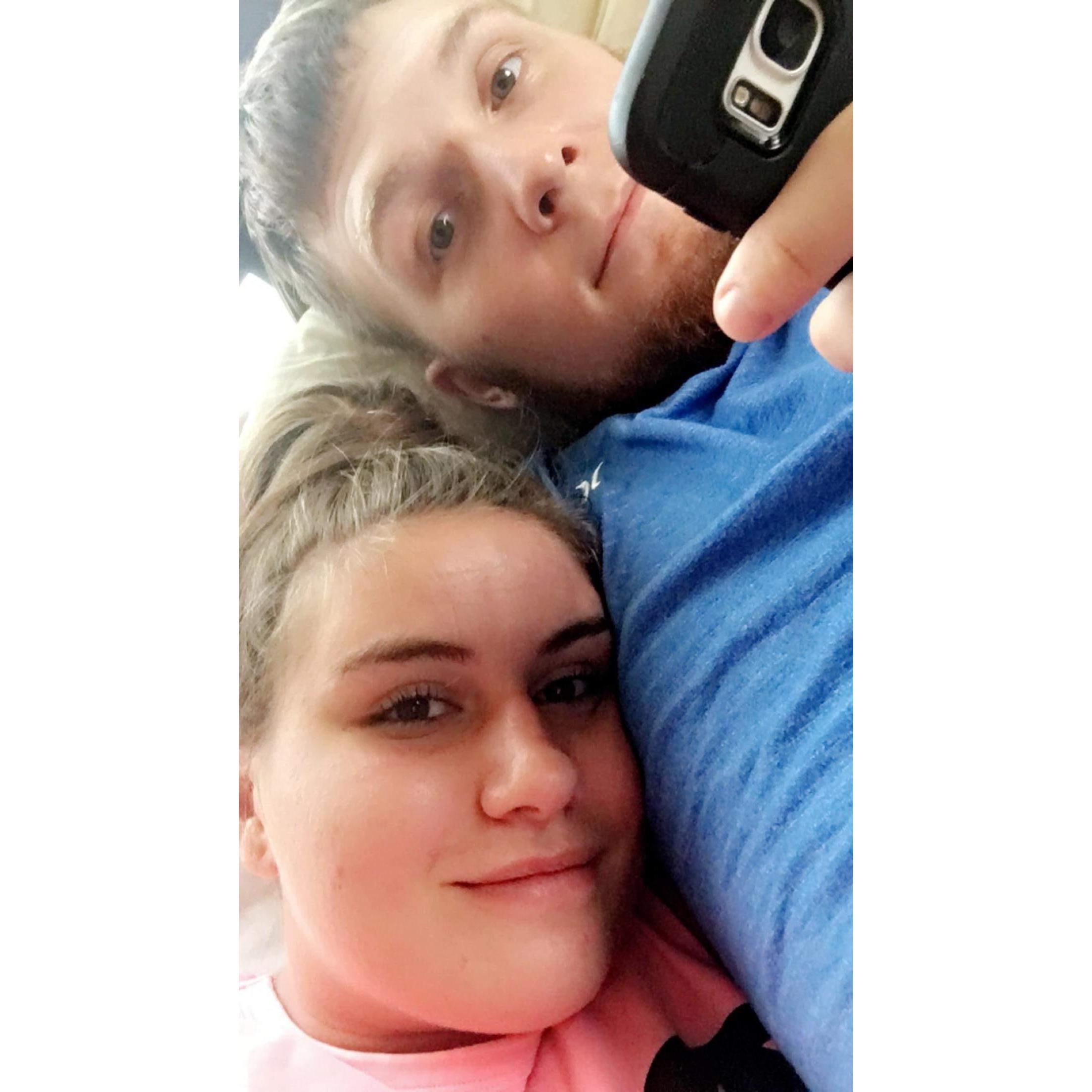 Always make an a selfie when I can I’m bugging you while you’re watching videos.