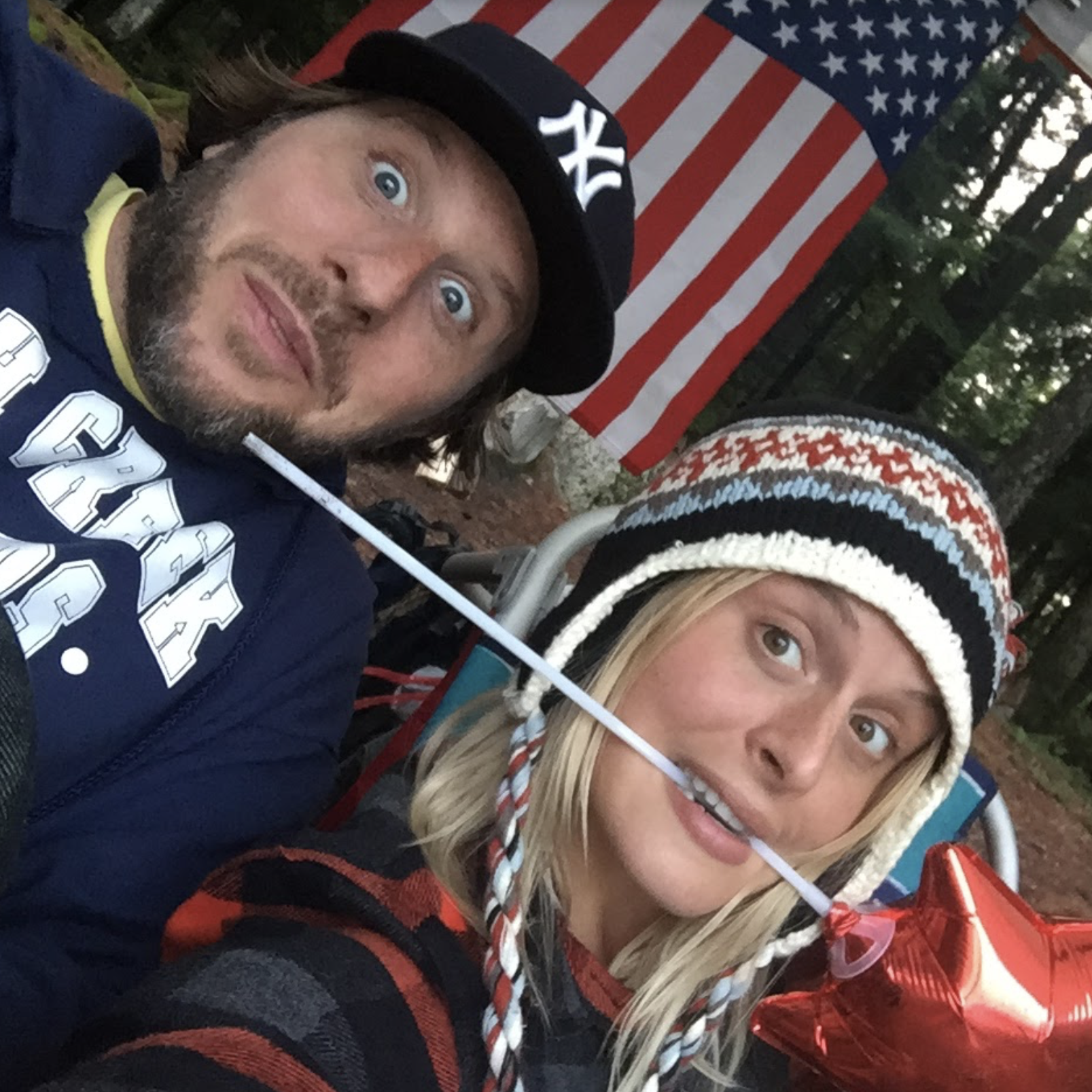 Camping in our favorite place on Saranac Lake!
