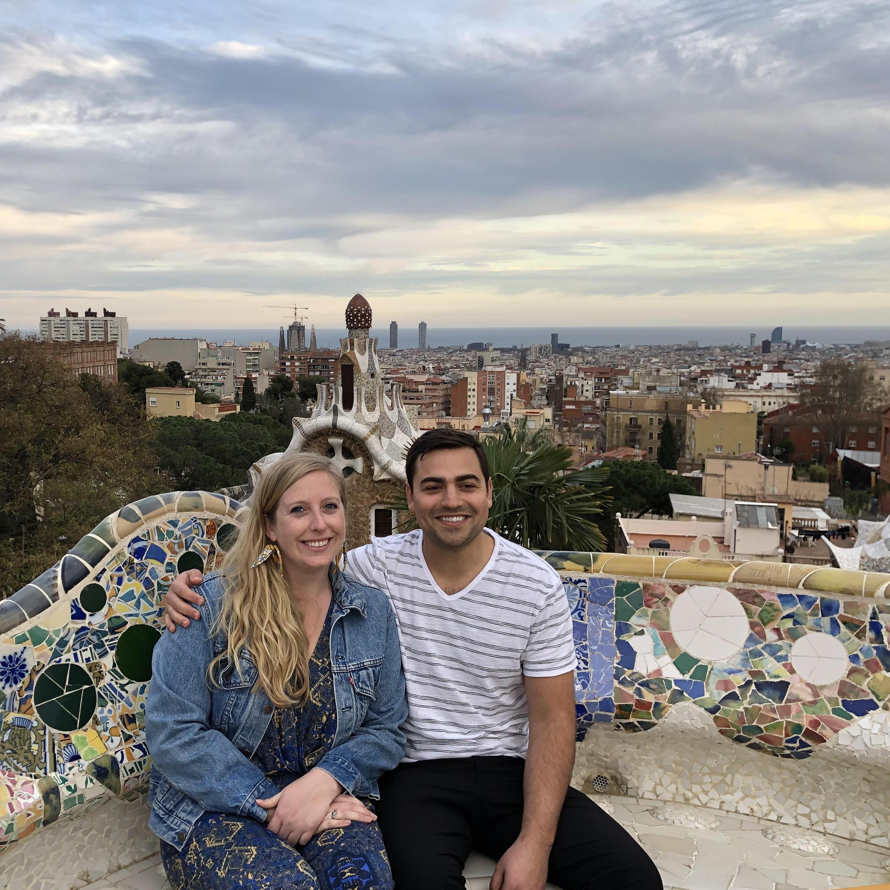 Park Guell - Barcelona, Spain - March 2020