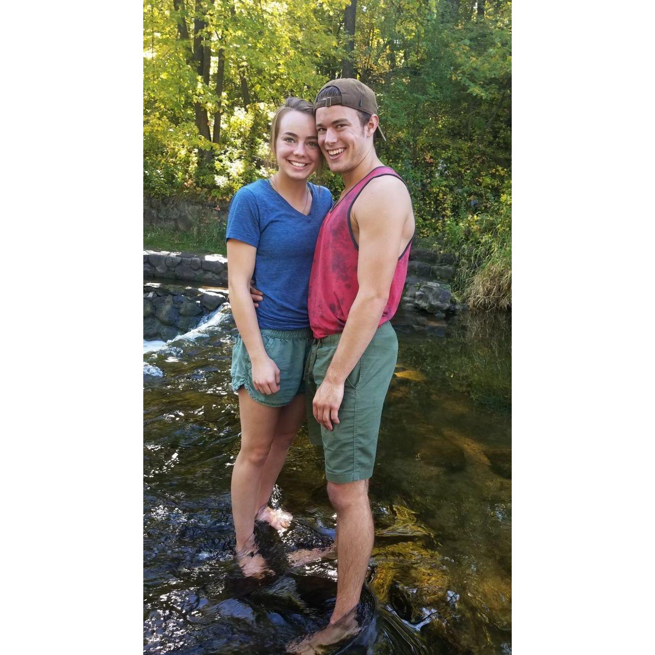 A fun camping trip to Turtle river with friends