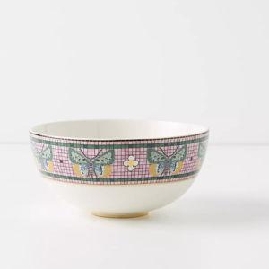 The Bistro Tile Stoneware Cereal Bowl: Garden Edition