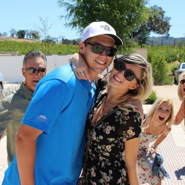 When we definitely drank way too much wine...