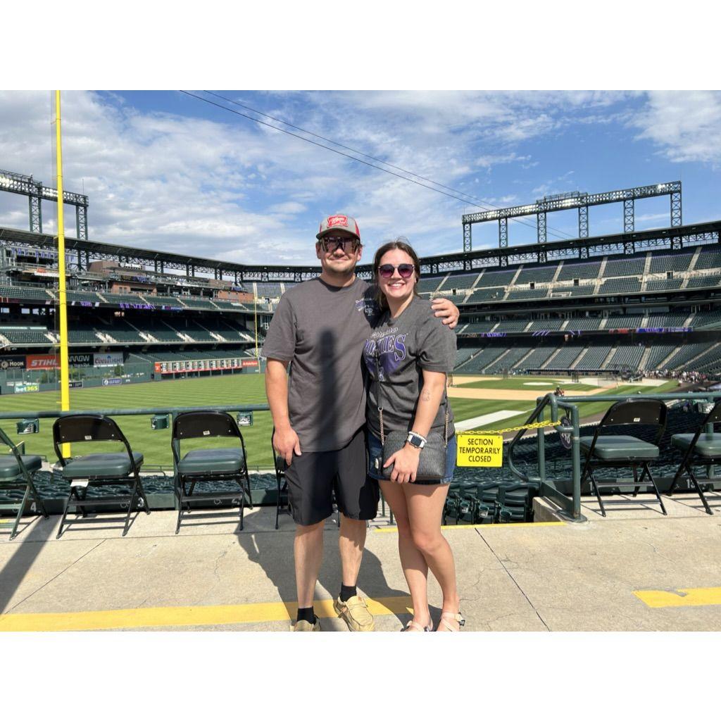 Took him to his first major league baseball game.