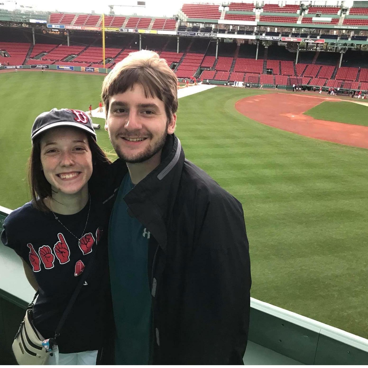 We had such a cool time during a behind the scened tour of Fenway Park. August 25, 2018.