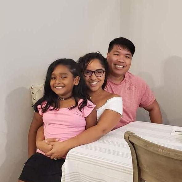 Candice and Brandon with their niece Angela