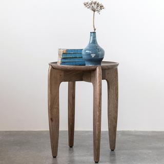 Round Mango Wood Table