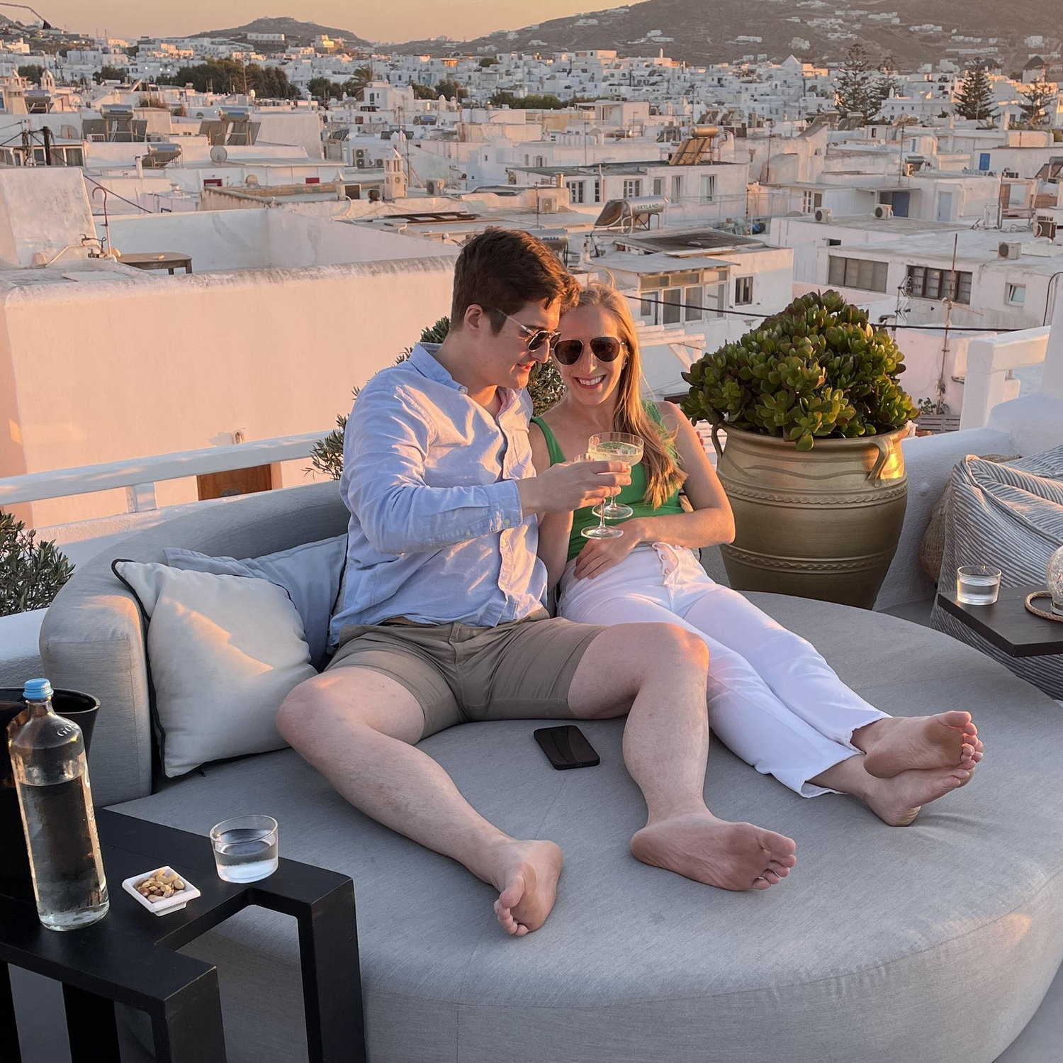 Mykonos Rooftop Sunset (September 2022)