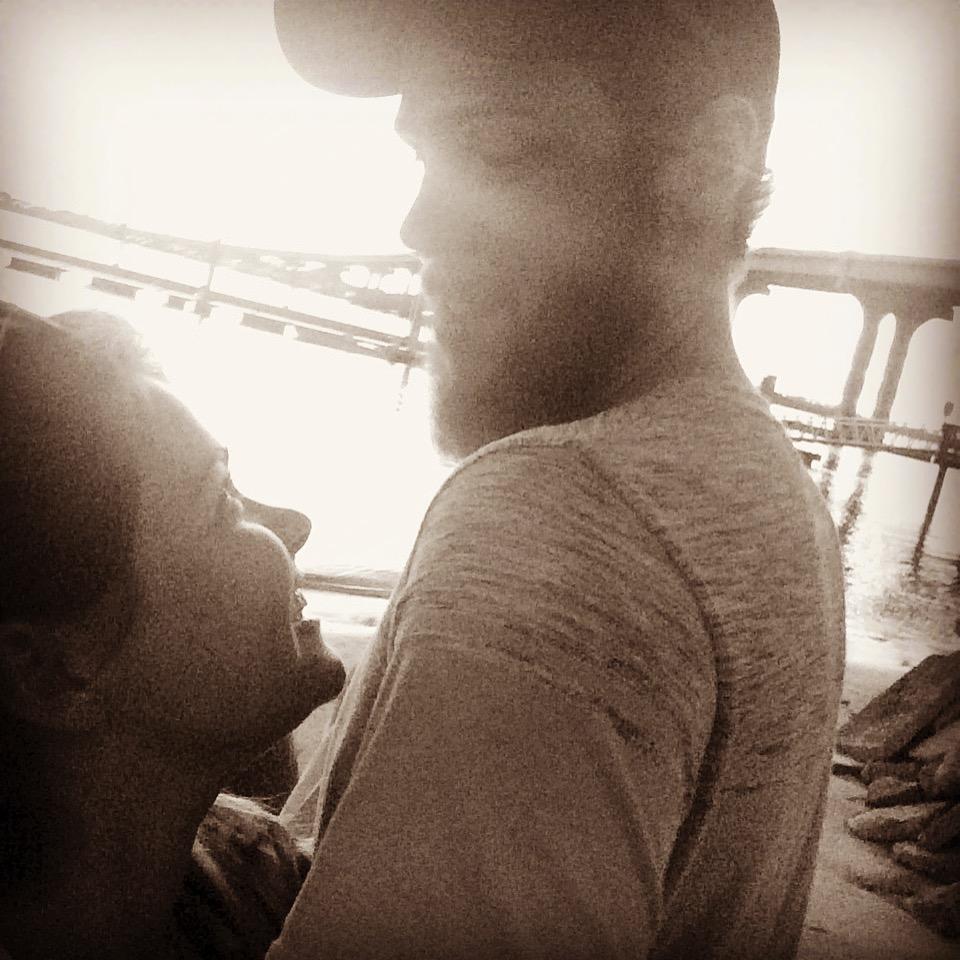A candid photo from our impromptu trip to St. Augustine after Hurricane Florence cut our vacation in OBX short.