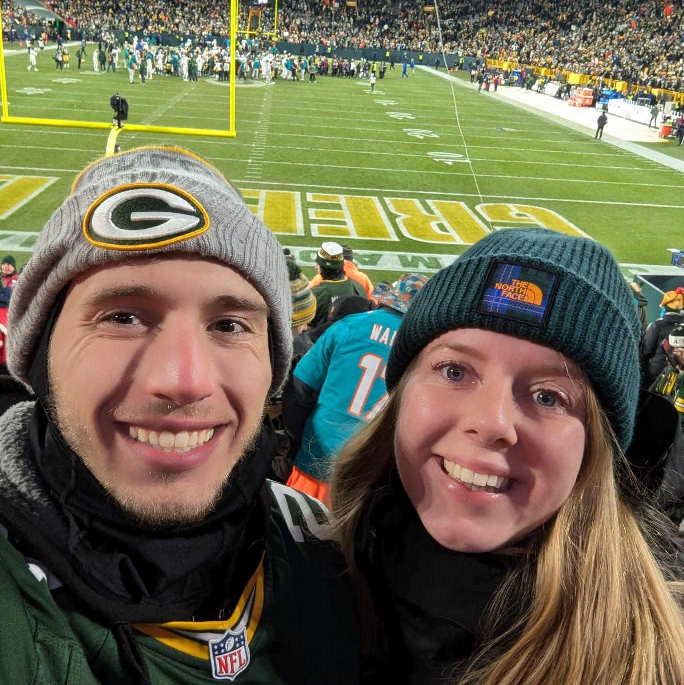 First Green Bay Packers game at Lambeau Field