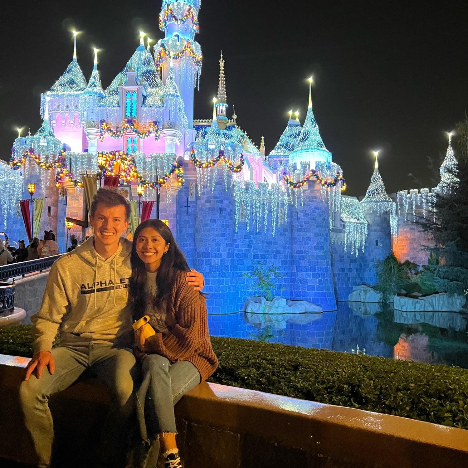 our first time at Disney together (we went with a group of friends)