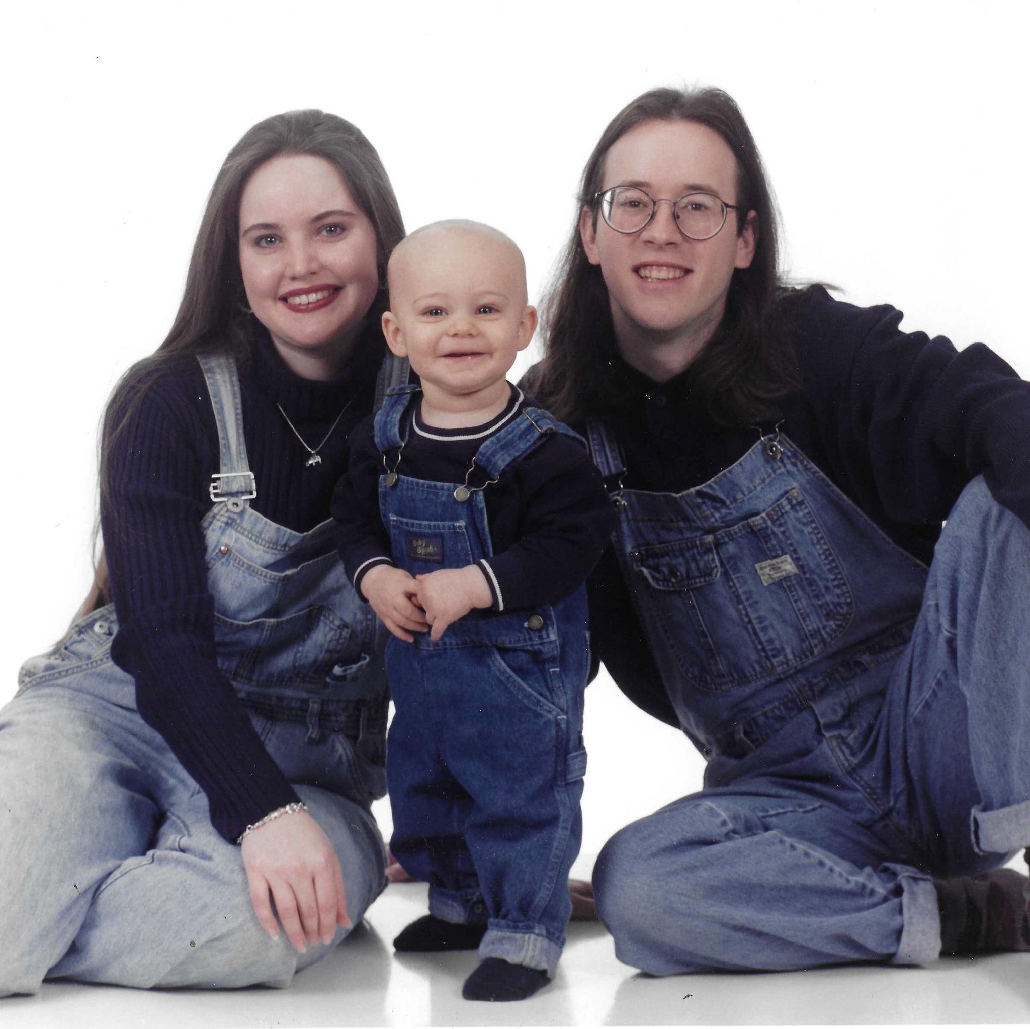 Nathanael with his parents