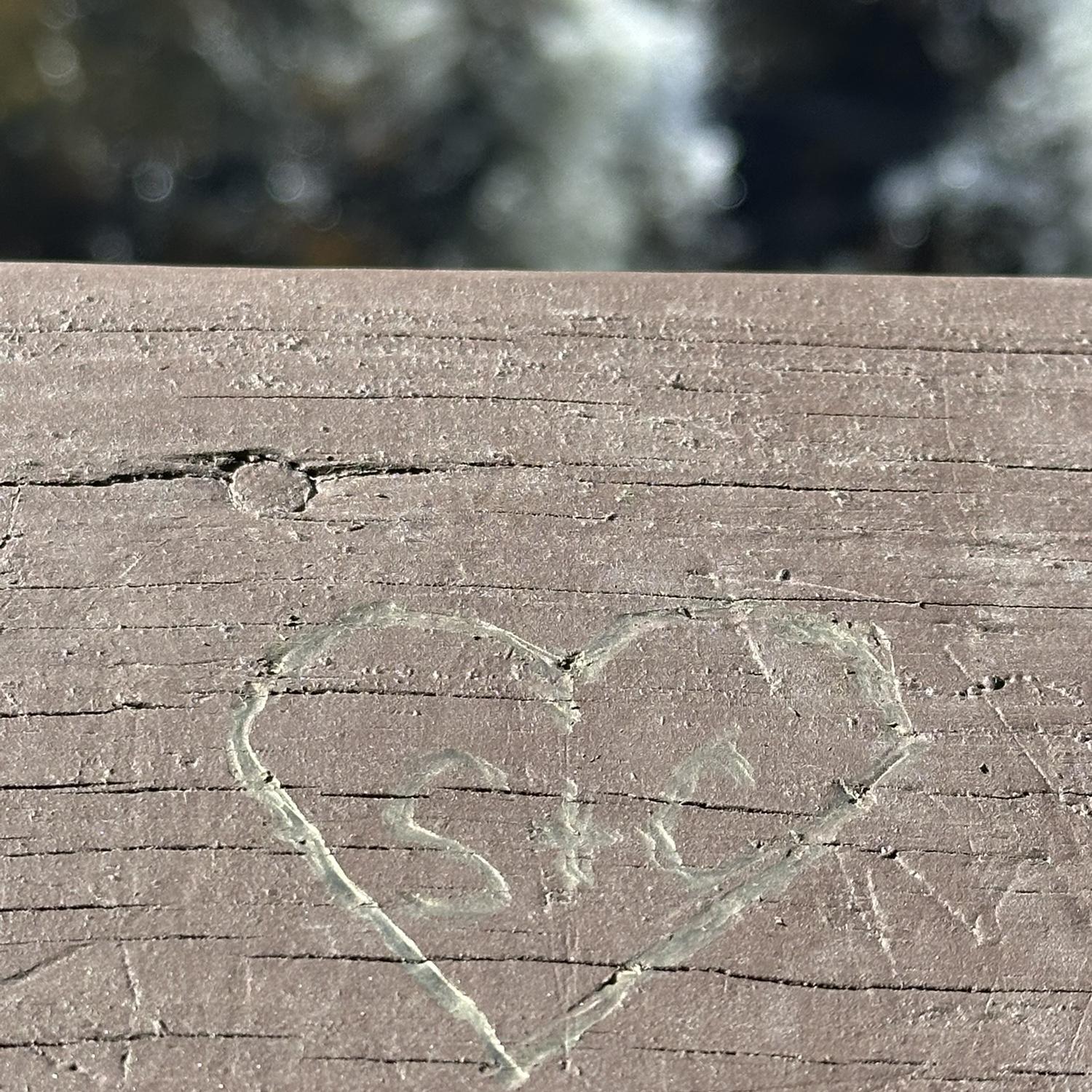 Added our initials to the collection
Jackson, NH